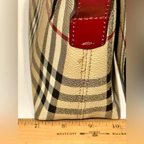 AUTHENTIC VINTAGE BURBERRY LONDON MADE IN ITALY RARE EUC! - Picture 15 of 16